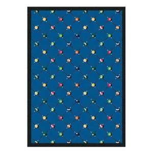  Joy Carpets Billiards 3 10 x 5 4 blue Area Rug: Home 