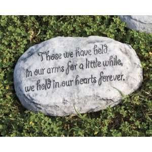    Those We Have Held In Our Arms Tiding Stone: Patio, Lawn & Garden