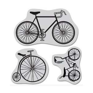   Hero Arts Cling Stamps   Bicycles (3) Arts, Crafts & Sewing