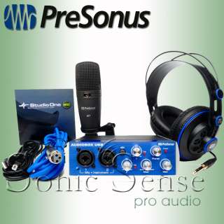 PreSonus AudioBox Studio Interface Recording Kit EXTENDED WARRANTY 