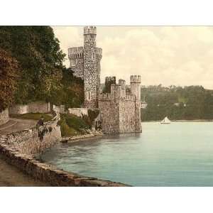 Vintage Travel Poster   Blackrock Castle. County Cork Ireland 24 X 18 