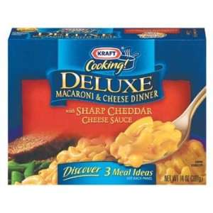 Kraft Deluxe Macaroni & Cheese with Sharp Cheddar Cheese Sauce 14 oz