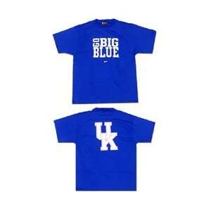  Nike Basketball Kentucky Wildcats GO BIG Blue Royal Blue 