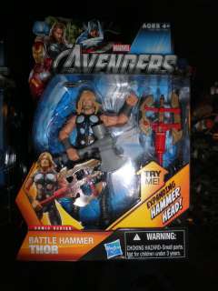 2012 Marvel Avengers Movie Battle Hammer Thor #2 Action Figure MOC 1 