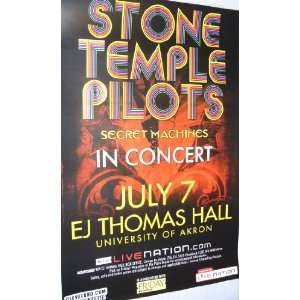   Temple Pilots Poster   Flyer for 09 Reunion Concert