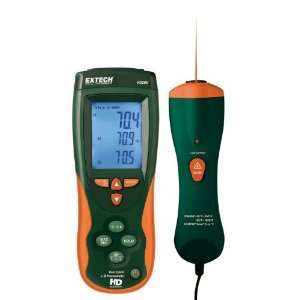 Extech HD200 Dual Input Thermocouple with Infrared Probe:  
