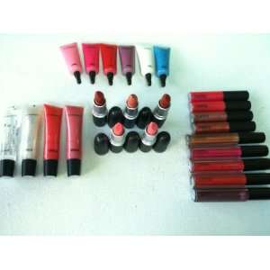  Mac Mix Lot Of 24 Lipgloss Lipstick Plushglass Superglass 