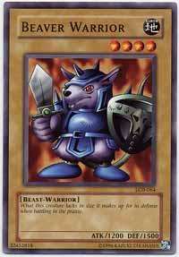 YUGIOH Beaver Warrior   LOB 064 Unlimited Mint x 3  