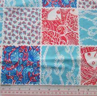 Lilly Pulitzer Fabric Tie the Knot Patch 2 Yd Free Ship  