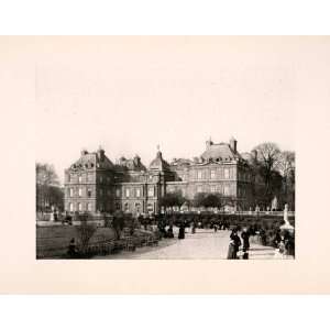  1904 Photogravure Luxembourg Palace Paris French Senate 