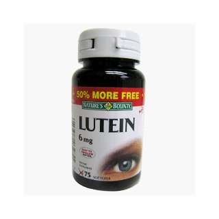  Natures Bounty Lutein 6 mg   50 Softgels: Health 