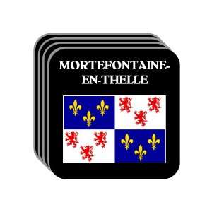   Picardy)   MORTEFONTAINE EN THELLE Set of 4 Mini Mousepad Coasters