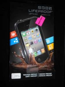 USED LP iPH4 CS 1 BL 1 LifeProof Case for Apple iPhone 4 and 4S Black 