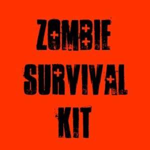 Zombie, Survival, Kit Round Sticker