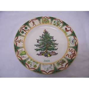  Spode 2001 Christmas Tree Year Plate 