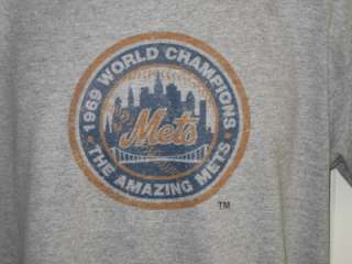 New York METS 1969 World Series Logo T Shirt X Large  
