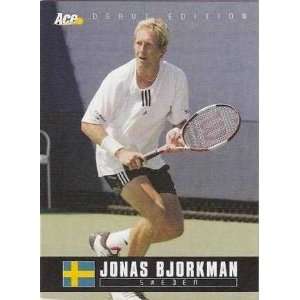  Jonas Bjorkman Tennis Card