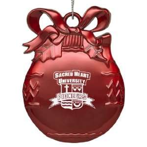  Sacred Heart University   Pewter Christmas Tree Ornament 