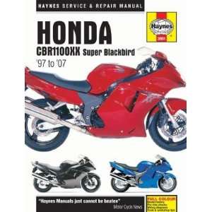    Haynes Manual   Honda CBR1100XX Super Blackbird 97 02: Automotive