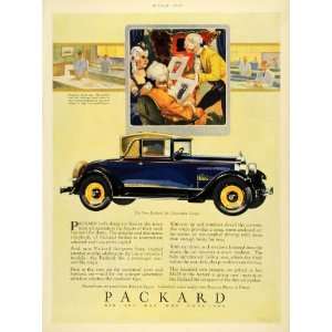 1928 Ad Packard Motor Cars Six Convertible Coupe Vehicle 