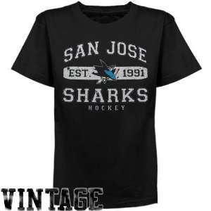   Sharks Youth Cleric T Shirt   Black:  Sports & Outdoors