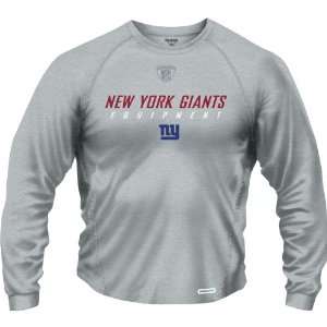 Reebok New York Giants Equipment Long Sleeve Speedwick  