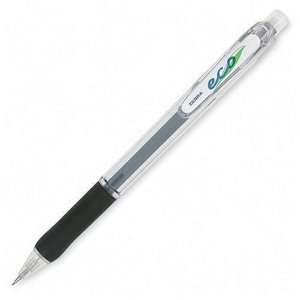   pencil, .5mm lead, refillable, translucent/black: Office Products