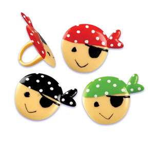 LITTLE PIRATE CupCake Topper Decoration Party Supplies  