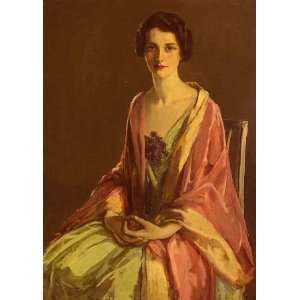   name: Portrait of Miss Julia McGuire, By Lavery John Home & Kitchen
