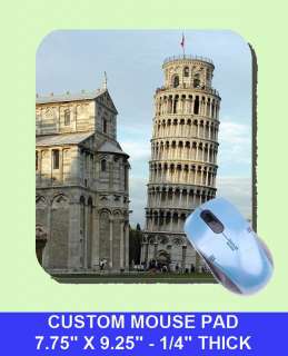 LEANING TOWER OF PISA COMPUTER MOUSE PAD ITALY NEW COOL  