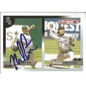   Neal Cotts Signed Chicago White Sox 2005 Total Card: Sports & Outdoors