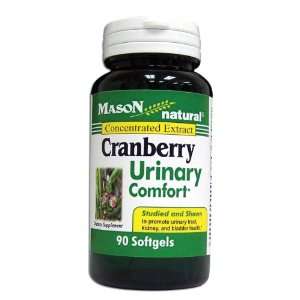   of MASON NATURAL CRANBERRY URINARY COMFORT SOFTGLES 90 per bottle