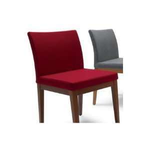    Soho Concept Aria Wood Organic Wool Fabric Chair: Home & Kitchen