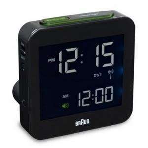  braun digital alarm clock w/angled stand BNC009: Home 