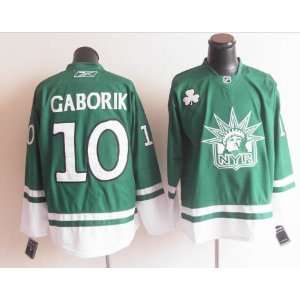  New York Rangers #10 Marian Gaborik Green Jersey Sports 