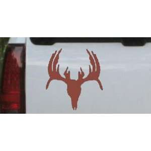 Deer Skull Mount indeginous Hunting And Fishing Car Window Wall Laptop 