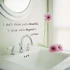 Dont Think Youre Lil Wayne Vinyl Wall Art Decal