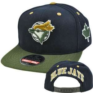 MLB American Needle Blockhead Earthtone Wool Snapback Hat Cap Toronto 