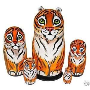  Tigers on Russian Nesting Dolls: Toys & Games