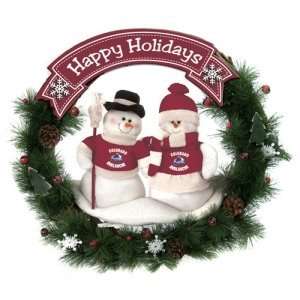  Colorado Avalanche NHL Snowman Christmas Wreath (20 