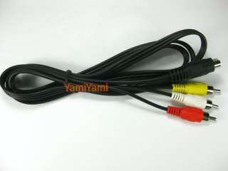 Pin S Video To 3 RCA RGB Cable TV Adapter Notebook  