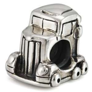  Ohm Sterling Silver Trailer Truck Bead Charm Ohm Jewelry