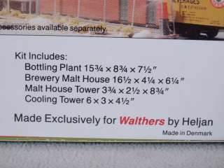 Heljan/Walthers 690 HO Monarch Brewery Complex Building Kit  