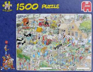 picture 2 of Jumbo 1500 pieces jigsaw puzzle Jan Van Haasteren   Farm 