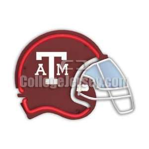  Texas A&M Aggies Neon Football Helmet Memorabilia. Sports 