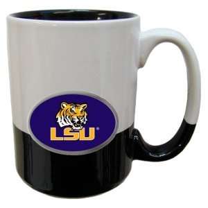  LSU Fighting Tigers NCAA 2 Tone Grande Mug: Kitchen 