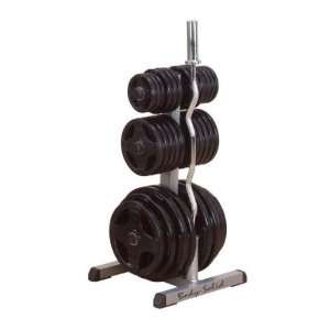  Body Solid Olympic Weight Tree & Bar Rack: Sports 
