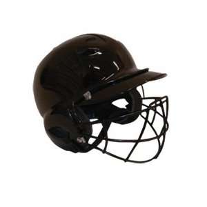  Brett Brothers Batting Helmet with Face Guard: Sports 
