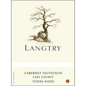  2007 Langtry Tephra Ridge Vineyard Cabernet 750ml: Grocery 