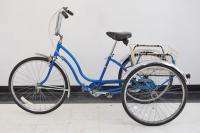  Schwinn Town and Country adult tricycle trike blue bicycle bike USA